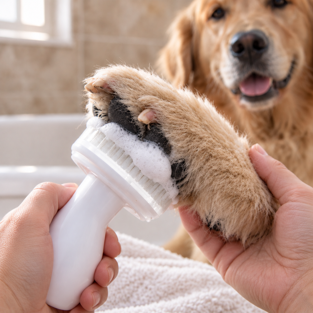 No-Rinse Pet Paw Cleaning Foam | Instant Paw Wash Foam for Dogs &amp; Cats After Walks