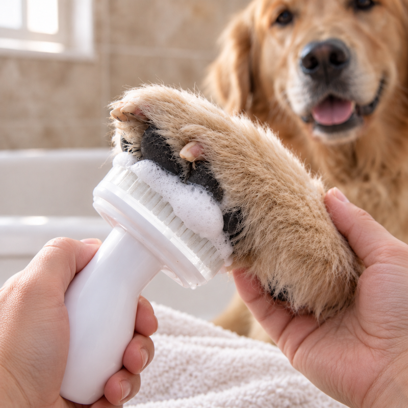 No-Rinse Pet Paw Cleaning Foam | Instant Paw Wash Foam for Dogs &amp; Cats After Walks