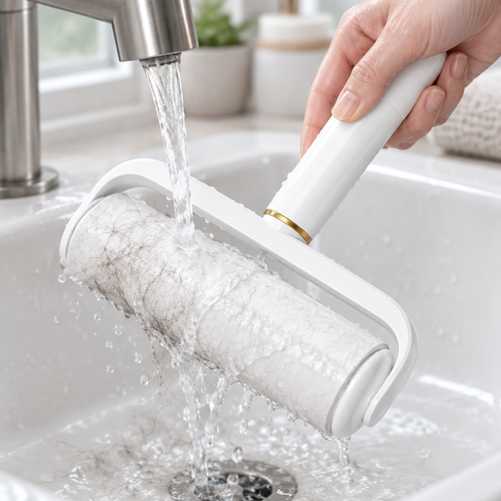 Reusable Washable Lint Roller | Strong Pet Hair Remover for Clothes, Furniture &amp; Carpet
