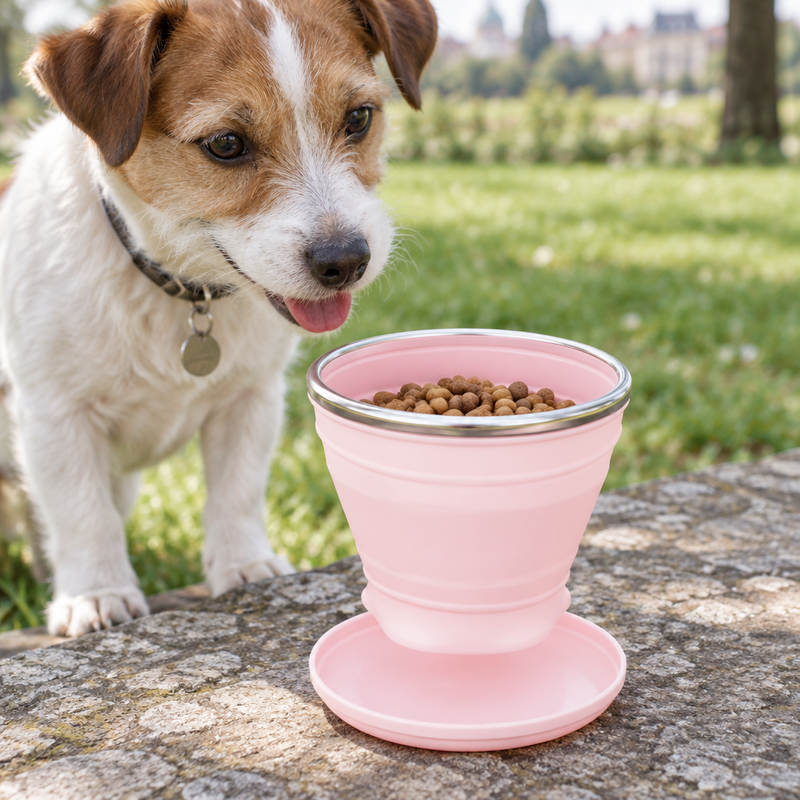 Collapsible Silicone Travel Cup | Food-Grade Foldable Drinking Cup for Travel, Camping &amp; Outdoor