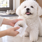 Deodorizing Antibacterial Pet Wipes | Thickened No-Rinse Cleaning Wipes for Cats &amp; Dogs, Paws &amp; Coat