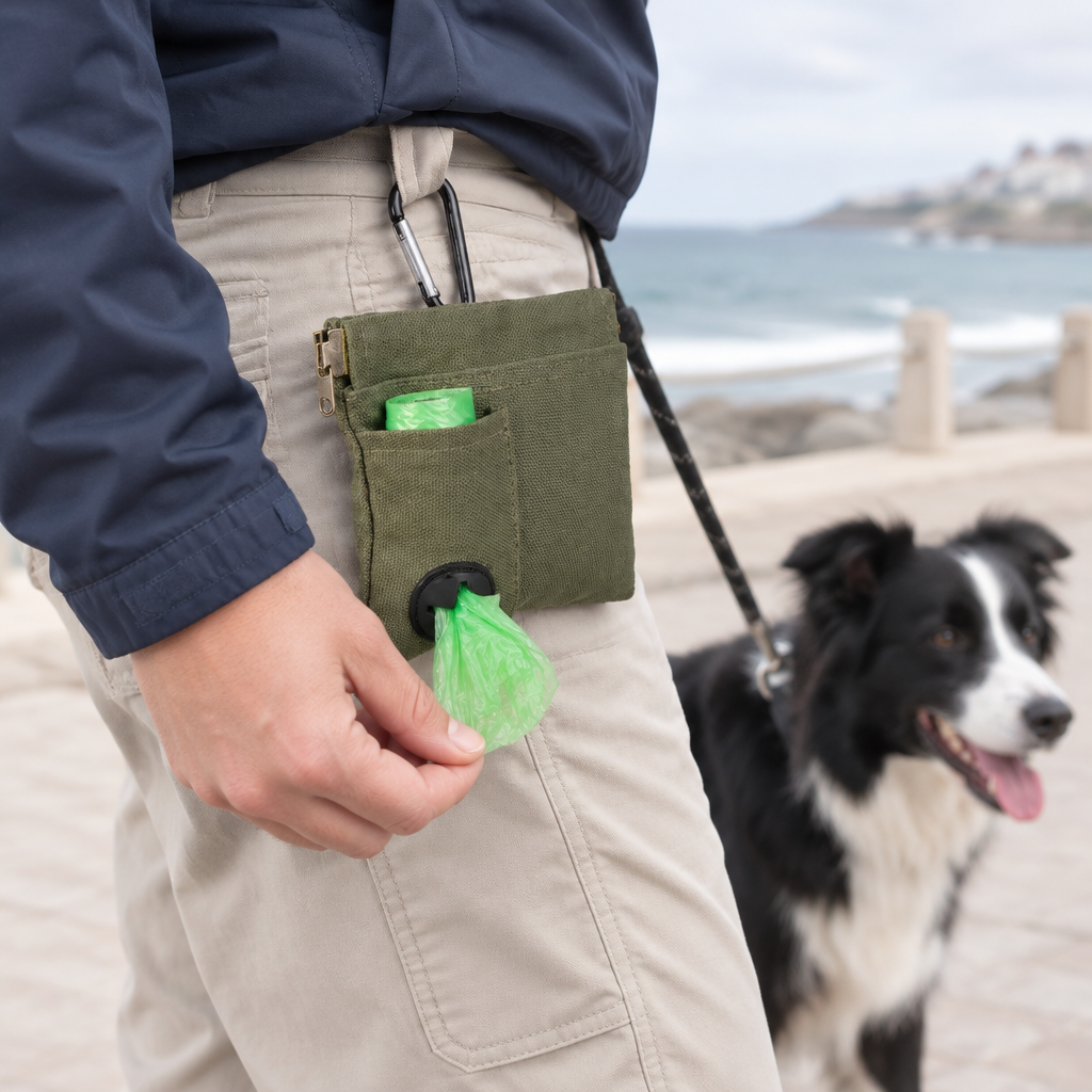 Dog Training Treat Pouch Waist Bag | Hands-Free Training Snack Carrier with Clip for Walks, Agility &amp; Obedience